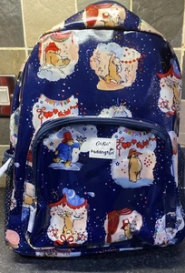 Cath Kidston Navy Kinder großer Paddington Party Rucksack. Schultasche Unisex. Neu mit Etikett - Bild 1 von 9