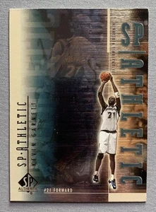 1999-00 SP Authentic Athletic #A12 Kevin Garnett Minnesota Timberwolves - Picture 1 of 2