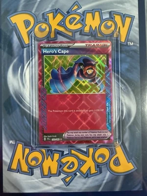 Pokémon TCG Temporal Forces ACE SPEC Rare Hero’s Cape 152/162 Near Mint - Image 1 of 4
