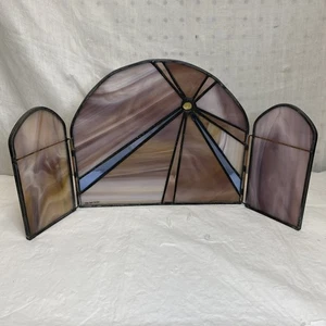 1986 Ken Toney Buntglas Hintergrund für Degrazia Krippe - lila Töne - Bild 1 von 10