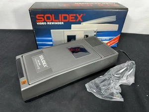 VTG Video Cassette Automatic Rewinder Solidex 828A VHS VCR Tape UNUSED Open Box - Picture 1 of 4