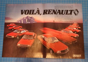 1982 Vintage 2 Page Print Ad Voila, Renault 5 Turbo Alpine 310 Fuego 9 18 20 14 - Picture 1 of 3