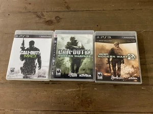 Call of Duty Modern Warfare 1 2 3 PS3 PlayStation 3 Complete - Picture 1 of 12