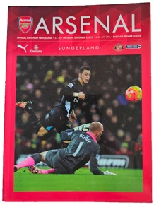 ARSENAL V SUNDERLAND 2015-16 LEAGUE PROGRAMME - Picture 1 of 2