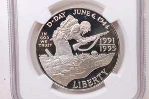 1991-95-W., World War II., Commemorative Dollar., NGC PF-69., Store #GMC003 - Picture 1 of 3
