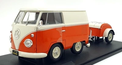 Solido 1/18 Scale Diecast S1810902 - Volkswagen Kool Kombi 2023 - Orange - Image 1 of 4