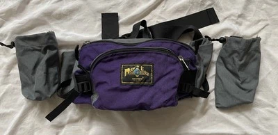 De colección Años 90 MUDD-N-FLOOD TAOS Púrpura Cintura Riñonera Caminata Paquete de Día Senderismo Aire Libre Foto 1 de 4