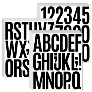 24 Sheet 3 Inch Bulletin Board Letters, 528 Pcs Large Letter Stickers, Vinyl - Picture 1 of 6