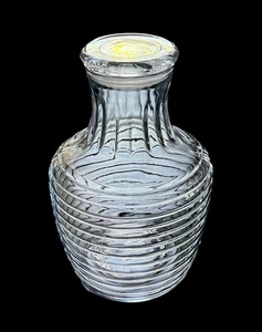 Vintage MCM Anchor Hocking Glas Bienenstock Wasser Saft Tee Krug Karaffe Kanne Deckel - Bild 1 von 9