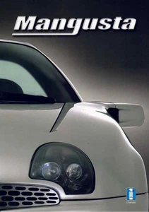 Brochure Qvale De Tomaso Mangusta 2000 français italiano english deutsch - Imagen 1 de 2