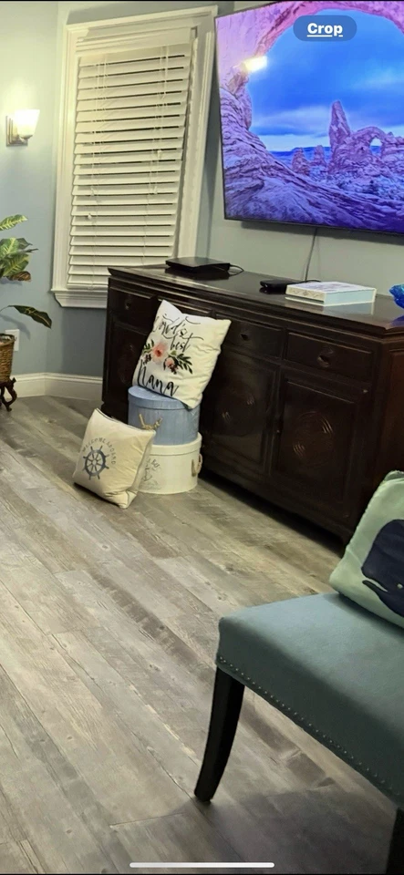 Vintage Solid Rosewood Credenza Cabinet Sideboard 72"x18"x26" Oriental Buffet - Image 1 of 1
