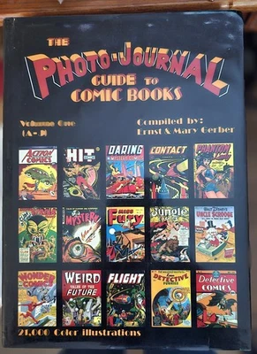 GERBER PHOTO-JOURNAL GUIDE TO COMIC BOOKS VOLS 1 & 2 LOT Of 2 1989 HC/DJ VG COND - Image 1 of 4
