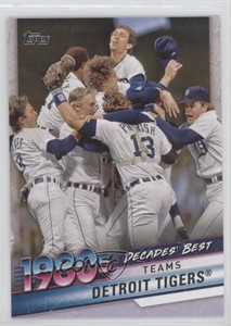 2020 Topps Decades Best Series 2 Teams Detroit Tigers #DB-54