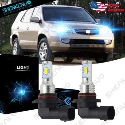 For ACURA MDX 2001-2003 Ice blue 9006 HB4 Low Beam LED Headlight Bulbs Kit YHB - Imagem 1 de 4