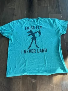 Peter Pan “I’m So Fly I Neverland” Disney XL T-Shirt - Picture 1 of 1