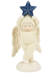 Department 56 Snowbabies The Midnight Star Angel Holding Star Figurine - Picture 1 of 9
