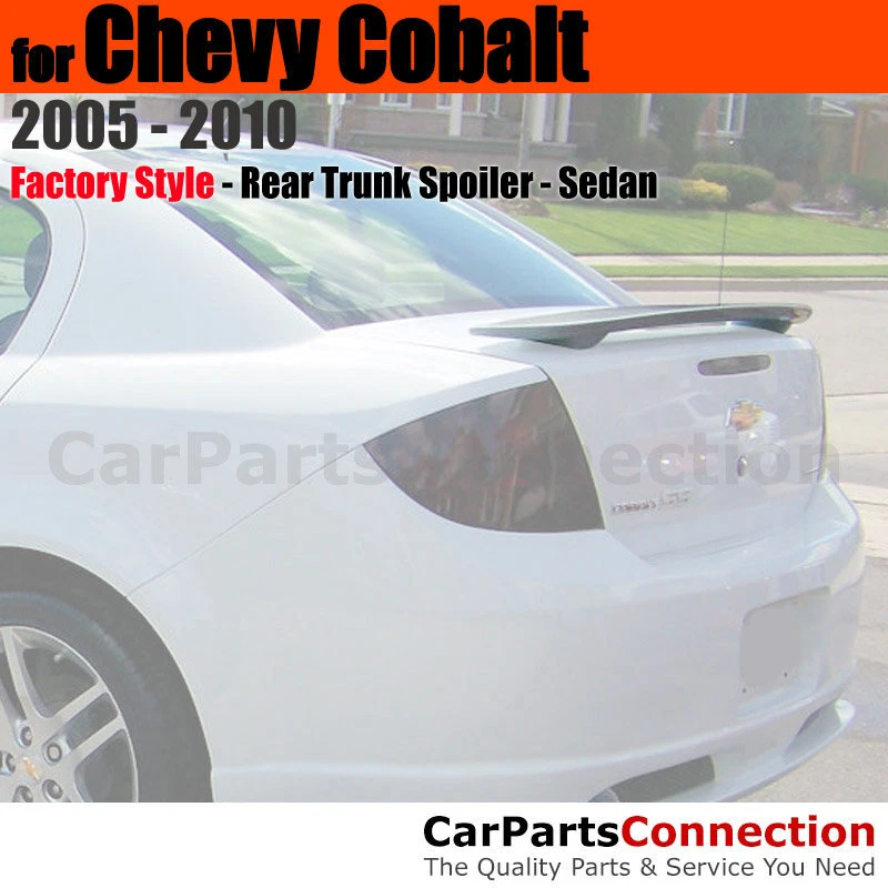 Primer ABS Rear Trunk Spoiler Wing For 2005-2010 Chevrolet Cobalt 4Door Sedan - Image 1 of 1
