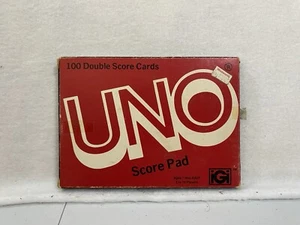 Vintage 1978 UNO Double Score Sheet Pad - Original Boxed Collectible - Picture 1 of 4