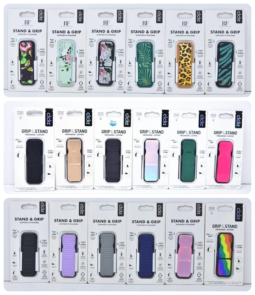 CLCKR Universal Grip & Stand Adhesive Holder for Most Smartphone & Phone Case - Image 1 of 1