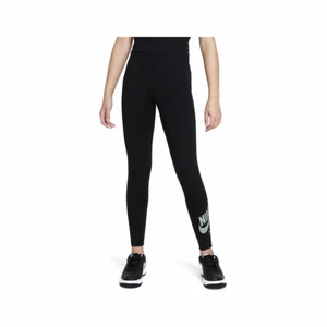Nike Kids' Girls "Nike Air" Leggings DD7140-010 Black Size S-XL New With Tags - Picture 1 of 5