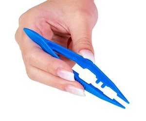 Plastic Tweezers Forceps First Aid Emergency Survival Kit Home Pet Jewelry Craft - Picture 1 of 2