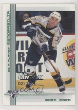 2000-01 ITG Be A Player Memorabilia /10 Marc Moro #50 Rookie RC