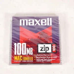 Maxwell 100MB Zip Disk Mac Formatiert 100 Megabyte NEU Versiegelt Neu in OVP - Bild 1 von 4