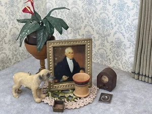 Lote de accesorios victorianos para casa de muñecas escala 1:12 - Imagen 1 de 8