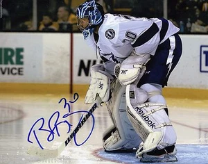 Ben Bishop Tampa Bay Lightning Signed 8x10 Photo LOM COA (PH2364) - Picture 1 of 2