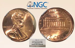 2006 1C Lincoln NGC MS65RD Error 5% Off Ctr Rare Date! - RicksCafeAmerican.com - Picture 1 of 12