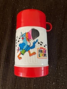 RARO DE COLECCIÓN CEREAL KELLOGG'S PLÁSTICO TERMO TUCÁN SAM FROOT BUCLES - Imagen 1 de 5