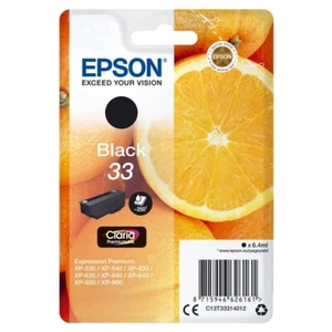 Epson 33 (T33314010) Schwarz Original Claria Premium Standard Capacity Tintenpatrone - Bild 1 von 1