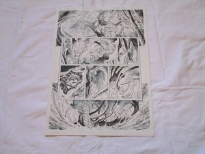 Arte original de cómic de DC Comics Worlds End Tyler Kirkham edición 15 página 11 - Imagen 1 de 12