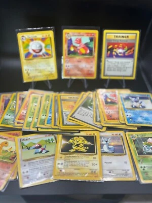 Pokémon 1999 99 Card Lot Base, Fossil, Jungle, Rocket, Some First Edition MP/HP - Image 1 of 4