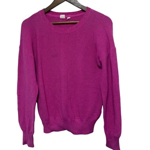 GAP Kids Sweater Girls XXL Pink Metallic Glitter Long Sleeve Pullover Crew Neck - Picture 1 of 7