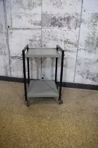 60er 70er Jahre Metall Servierwagen, Beistelltisch, Hausbar, Industriestyle. - Bild 1 von 5