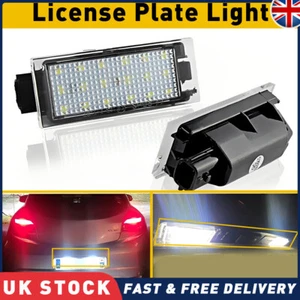 2x For Vauxhall Movano MK II Vivaro Dacia Duster Rear Number Plate Lamp 93450297 - Picture 1 of 12