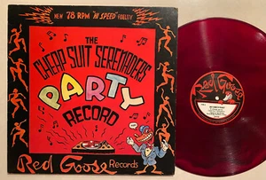 R. CRUMB Cheap Suit Serenaders Party Record My Girl's Pussy 78 rpm ROT Vinyl 12" - Bild 1 von 2