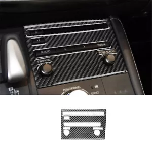 Carbon Fiber Center Console CD Panel Cover Trim For Lexus CT200h 2011-2017 TypeB - Picture 1 of 9