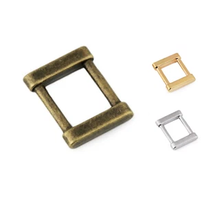 Schlaufe 2Stk. 15 mm Gold Altmessing Silber - Picture 1 of 7