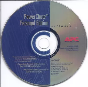 APC PowerChute Personal Edition Software CD 991-2005E 2003 - Picture 1 of 1