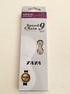 Catena TAYA NOVE-91 9 SPEED 116L BICICCLETTA CORSA MTB - Foto 1 di 2