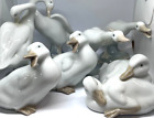 Collection of Lladro / Nao Geese & Ducks - 7 Pieces - One BROKEN