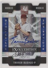 2009 Donruss Elite Extra Edition Aspirations Signatures /100 Tanner Bushue Auto