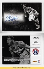 2015-16 Panini Noir Auto Noir Black and White /49 John Wall #NB-JWL Auto