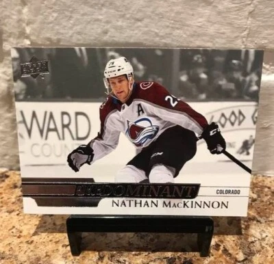 2020-21 Upper Deck Predominant #PR17 Nathan MacKinnon MC - Image 1 of 2