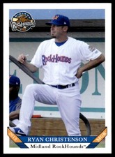 2015 Grandstand Midland RockHounds Ryan Christenson Midland Rockhounds #NNO