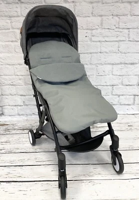 Universal Footmuff Fleece Pushchair Stroller Buggy Car seat Plain / Grey - Image 1 of 4