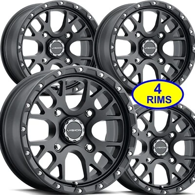 ATV RIM WHEEL some YAMAHA Viking 700 Wolverine 700 YXZ 1000 14x7 4/110 4+3 Black - Image 1 of 4