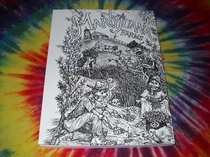 MARTYJUANA FARM MARIJUANA POT WEED GRATEFUL DEAD REONEGRO SKELETON NOTEBOOK-NEW - Picture 1 of 2